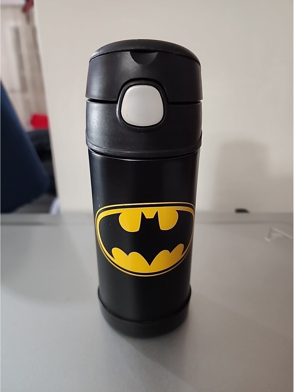 Thermos DC Comics Batman Funtainer Stainless Steel Kids Water Bottle 12 ounce oz